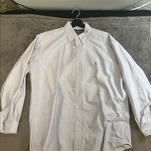 Vintage Ralph Lauren Sky Blue Oxford Shirt